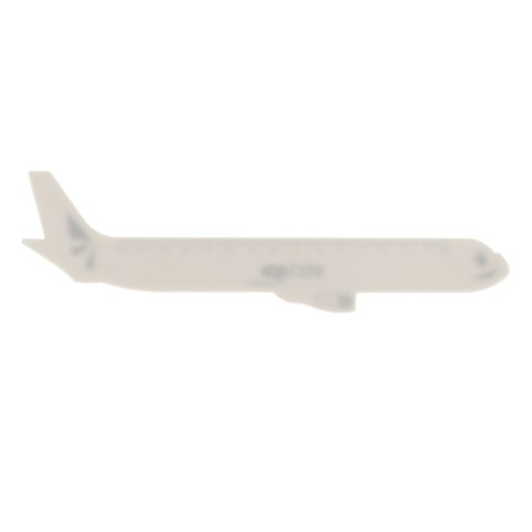 Linijka plastik 15 cm SAMOLOT 15cm Strigo (SSC365)