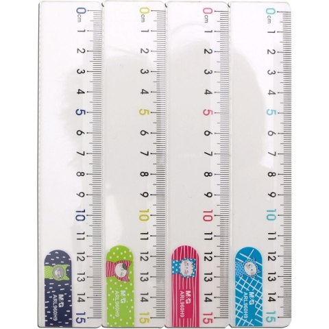 Linijka plastik 15cm M&G (MG ARL960H9) Linijka plastik 15cm M&G (MG ARL960H9)