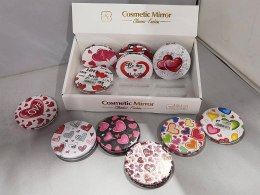 Lusterko okrągłe,serca mix Adar (584136)