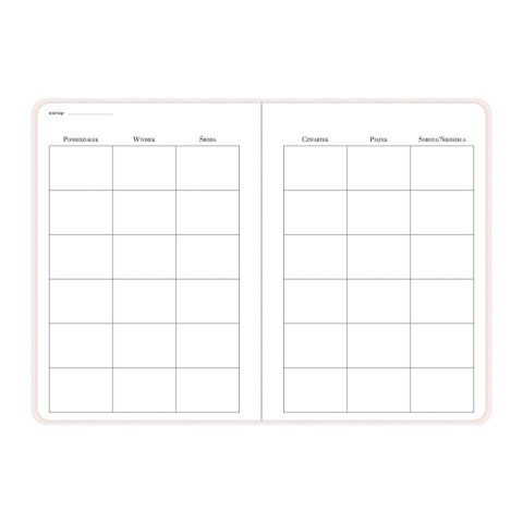 Organizer BUJ O |Hearts 240k A5 mix Interdruk (A5)