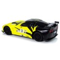 Samochód R/C 1:24 Corvette Żółte C6.R 2.4 G Światła Lean (9734)