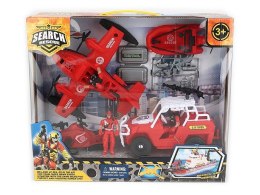 Samochód zestaw pojazdów ratunkowych, z figurkami Adar (578388)