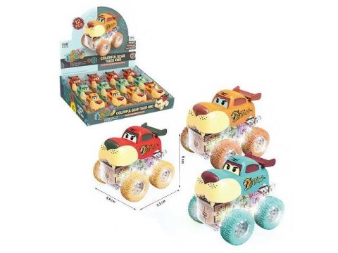 Samochód zwierzak 9cm ze światłem Bigtoys (BA6069) Samochód zwierzak 9cm ze światłem Bigtoys (BA6069)