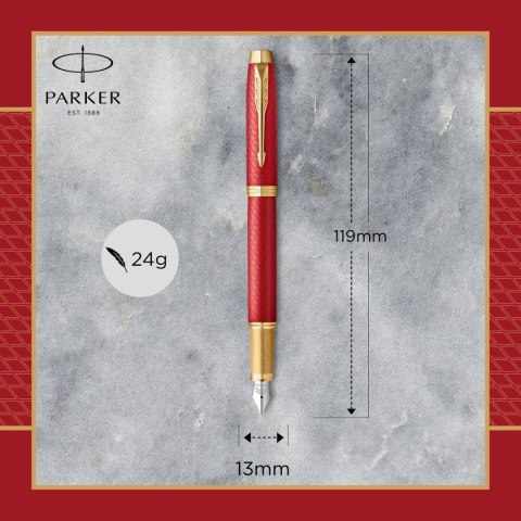 Ekskluzywne pióro tłoczkowe RED Parker (2143650) Ekskluzywne pióro tłoczkowe RED Parker (2143650)
