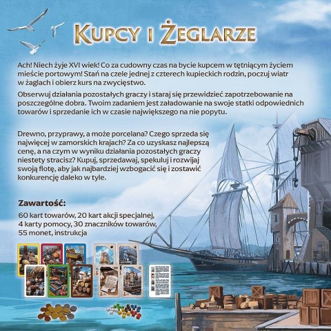 Gra planszowa Kupcy i Żeglarze Trefl (02599)