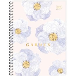 Kołozeszyt (kołonotatnik) GARDEN A6/80 A6 80k. 70g krata Interdruk (70G)