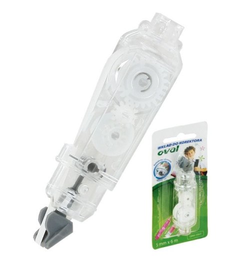 Korektor w taśmie (myszka) 5x6 [mm*m] Oval (QRM-506)