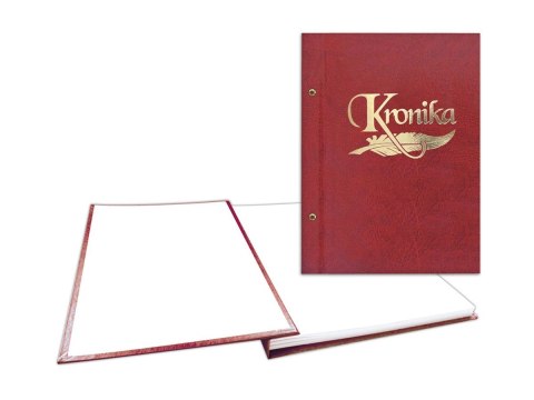 Kronika ZŁOCONA bordowy 100k. [mm:] 310x420 Warta (319-077)