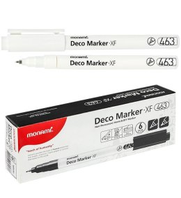 Marker specjalistyczny Akrylowy Deco Marker 2080154707 wkład biały 0,7mm igłowa końcówka Monami (160-2513)