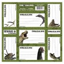 Naklejka na zeszyt Dinozaur [mm:] 160x160 Derform (NNZDN)
