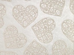 Papier ozdobny papier ozdobny love serca białe 20x29 10 arkuszy Happy Color (HA 7712 2029-L04)
