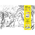 Podkład na biurko FUNNY MAT TRANSPARENT DINOZAURY SFU1009 polipropylen PP [mm:] 335x480 Strigo (8681378310083)