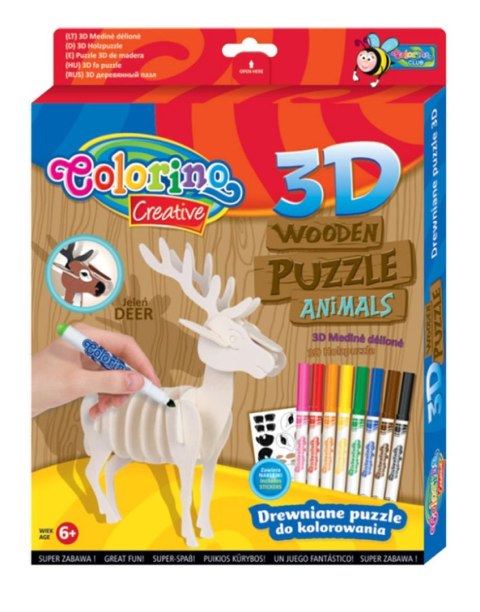 Puzzle Colorino drewniane Patio (32490)