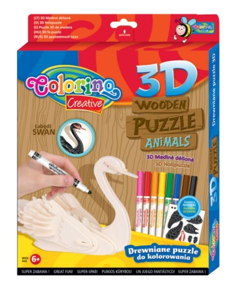 Puzzle Colorino drewniane Patio (32490)
