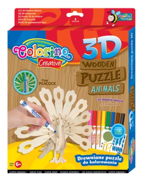 Puzzle Colorino drewniane Patio (32490)