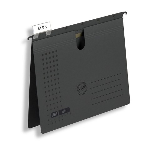 Skoroszyt Chic Ultimate A4 grafitowy karton Elba (100552090)
