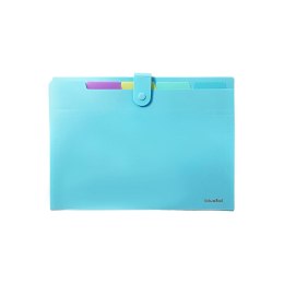 Teczka z przegródkami A4 kolor: niebieski 5 przegródek Biurfol (THP-A4-02)