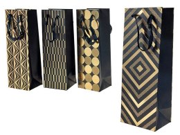 Torba prezentowa na butelkę [mm:] 350x120x 100 Adar (598645)