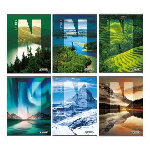 Zeszyt Nature 9577271 A5 60k. 70g krata Herlitz (400198002) Zeszyt Nature 9577271 A5 60k. 70g krata Herlitz (400198002)