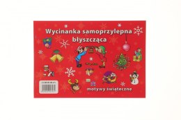 Zeszyt papierów kolorowych błyszczące motywy świąteczne A4 Cormoran