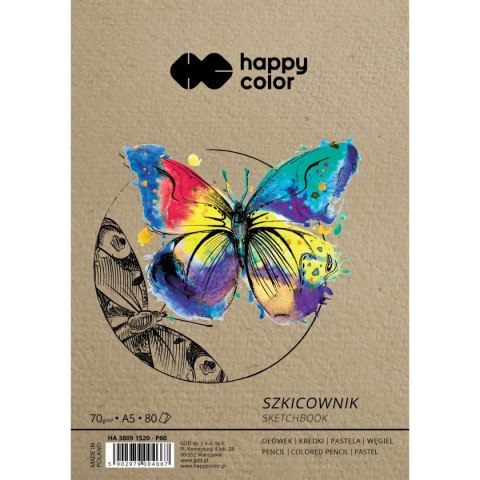 Blok artystyczny szkicownik młody artysta Happy Color (HA 3807 1320-S80)