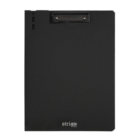 Deska z klipem (podkład do pisania) A4 5905658812584 A4 czarny Strigo (z bocznym klipem)