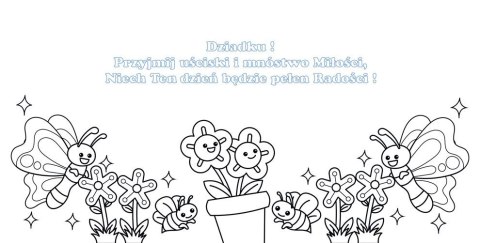 Kartka składana Karnet KW kolorowanka MOTYL DZIADEK kw Henry (5905701488018) Kartka składana Karnet KW kolorowanka MOTYL DZIADEK kw Henry (5905701488018)