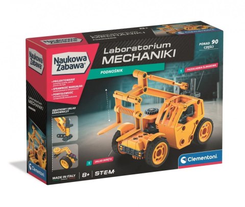 Klocki konstrukcyjne Laboratorium Mechaniki podnośnik teleskopowy Clementoni (CLM50250) Klocki konstrukcyjne Laboratorium Mechaniki podnośnik teleskopowy Clementoni (CLM50250)