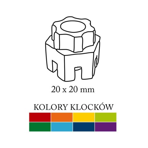 Klocki pozostałe śrubki 100 el. Askato (102108) Klocki pozostałe śrubki 100 el. Askato (102108)