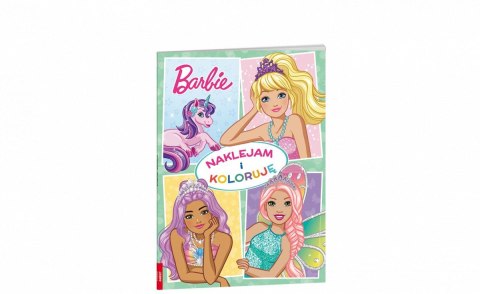 Książka dla dzieci Barbie™ Naklejam i Koloruję Ameet (Nak-1402) Książka dla dzieci Barbie™ Naklejam i Koloruję Ameet (Nak-1402)