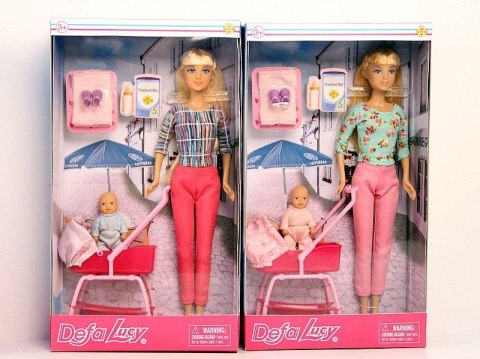 Lalka 29 cm, mama na spacerze Adar (508125)