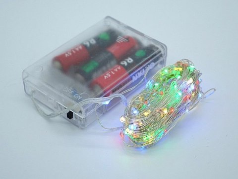 Lampki świąteczne kolorowy, na baterie 3xAA niedołączone; 8x7x2cm Adar (511866) Lampki świąteczne kolorowy, na baterie 3xAA niedołączone; 8x7x2cm Adar (511866)