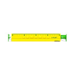 Linijka plastikowa 4w1 20cm Y-plus (RX170100)