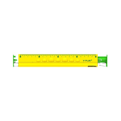 Linijka plastikowa 4w1 20cm Y-plus (RX170100) Linijka plastikowa 4w1 20cm Y-plus (RX170100)