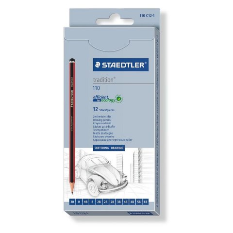 Ołówek Zestaw Tradition (różne) Staedtler (S110C12)