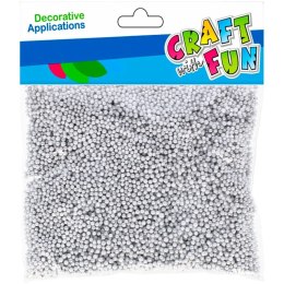 Ozdoba styropianowa Srebrne kulki styropianowe Craft With Fun (501464)