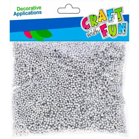 Ozdoba styropianowa Srebrne kulki styropianowe Craft With Fun (501464)
