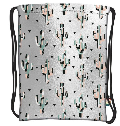 Plecak (worek) na sznurkach Stright Silver Cactus plecak na sznurkach St.Right (SO-11)
