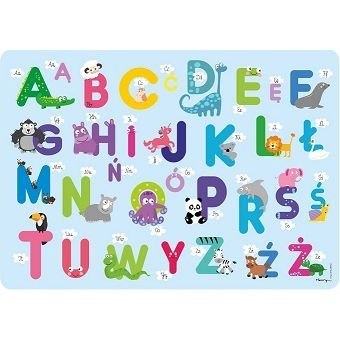 Podkład na biurko Alfabet mix PVC PCW Henry (5907222713686) Podkład na biurko Alfabet mix PVC PCW Henry (5907222713686)