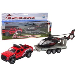 Samochód terenowy z helikopterem 35cm Hipo (520249)