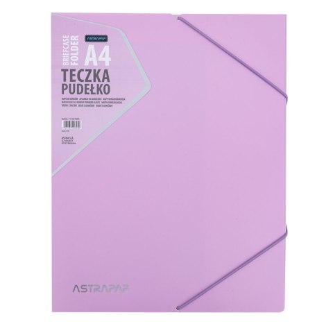 Teczka plastikowa na gumkę PP PASTEL LINE A4 mix Astrapap (113024005) Teczka plastikowa na gumkę PP PASTEL LINE A4 mix Astrapap (113024005)