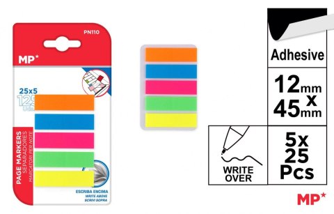 Zakładki indeksujące 25k [mm:] 12x45 Mp (PN110)