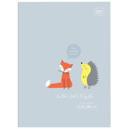 Zeszyt B&B Kids Pastel A4 31k. 90g trzy linie Interdruk (ZEA432K=)
