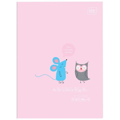 Zeszyt B&B Kids Pastel A4 31k. 90g trzy linie Interdruk (ZEA432K=) Zeszyt B&B Kids Pastel A4 31k. 90g trzy linie Interdruk (ZEA432K=)