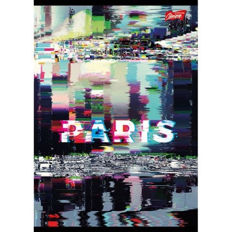 Zeszyt GLITCHED CITY A5 60k. 70g krata Unipap Zeszyt GLITCHED CITY A5 60k. 70g krata Unipap