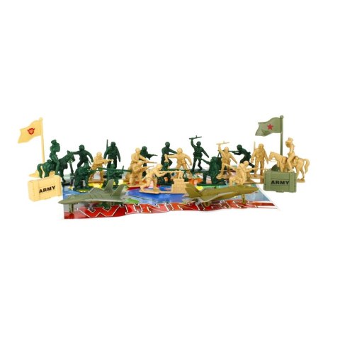 Figurka zestaw żołnierzyków 33 el. Mega Creative (511591) Figurka zestaw żołnierzyków 33 el. Mega Creative (511591)