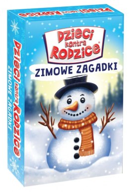 Gra karciana Dzieci kontra rodzice Zimowe Zagadki Kangur