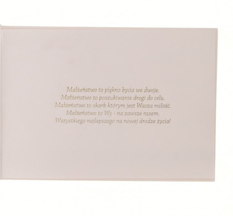 Kartka składana Ślub A5 Agamis