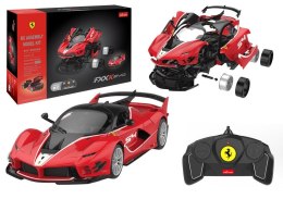 Klocki konstrukcyjne Auto Rastar 1:18 Ferrari FXXK EVO Czerwone 88 Elementów Lean (20577)
