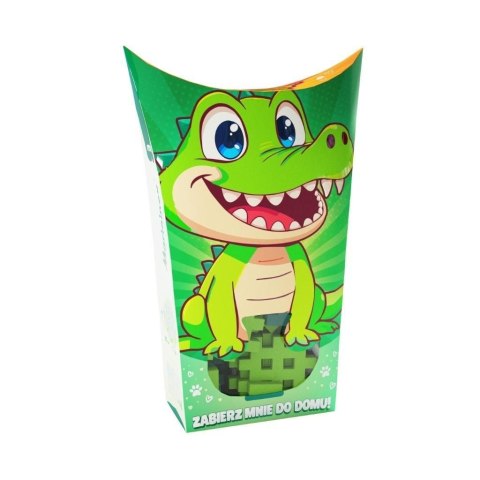 Klocki konstrukcyjne Mini Waffle Pocket Pets Krokodyl Marioinex (5903033906910)